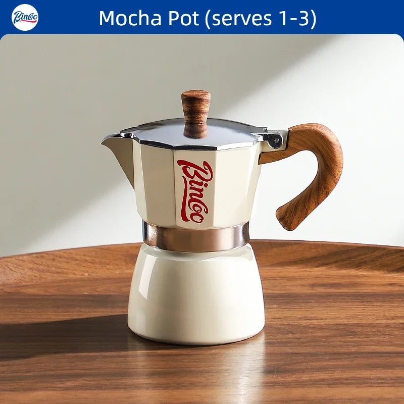 Nestify™ Electric Moka Pot Espresso Maker – Italian Stove-Top Coffee Brewer for Home Barista