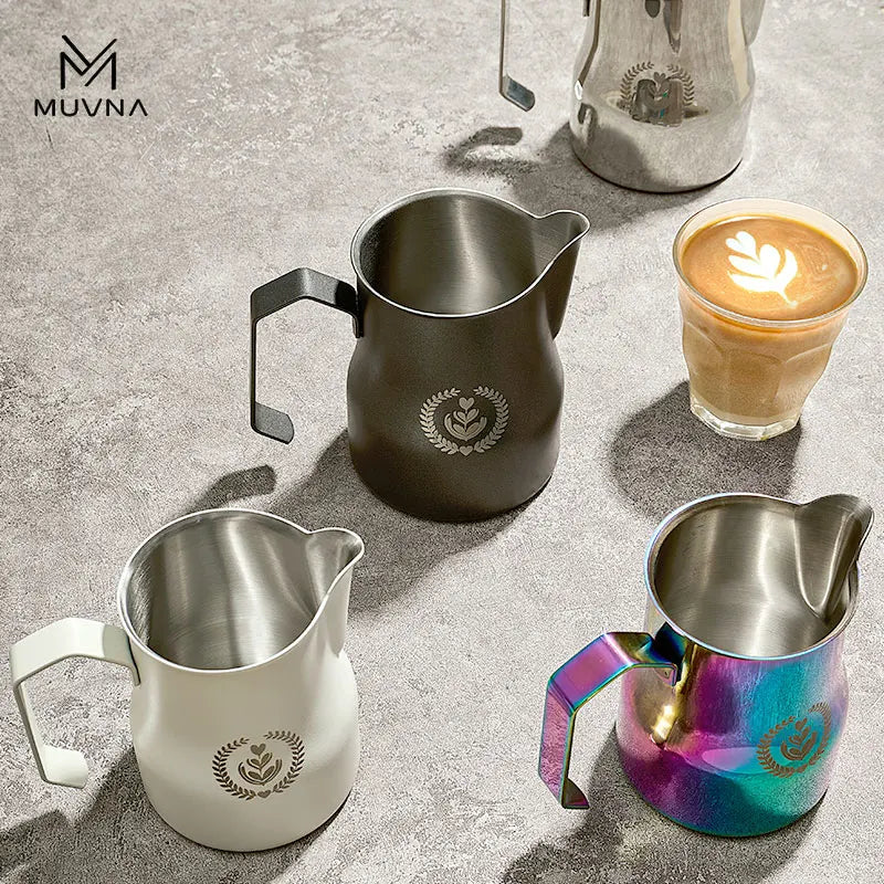 MUVNA Professional Espresso Milk Pitcher