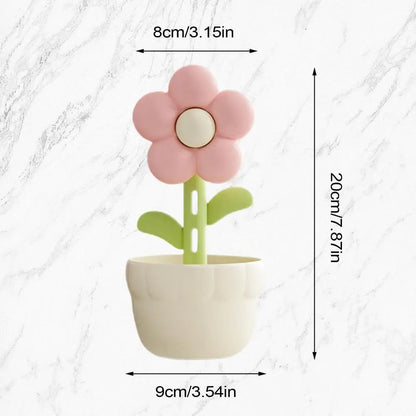 Nestify Cute Flower Night Light Humidifier – 300ml Portable Aroma Diffuser