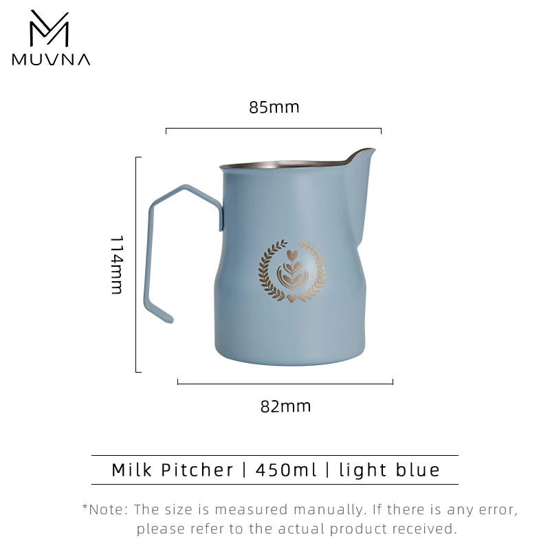 MUVNA Professional Espresso Milk Pitcher