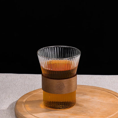 GIANXI Japanese-Style Glass Coffee Mug