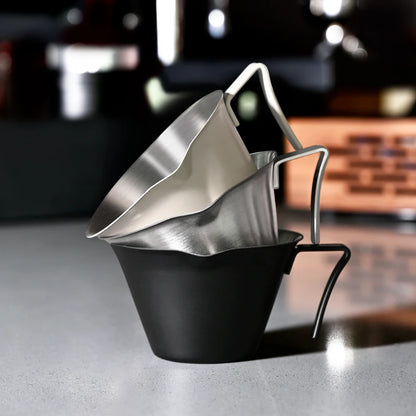 Stainless Steel Espresso Extraction Cup with Scale