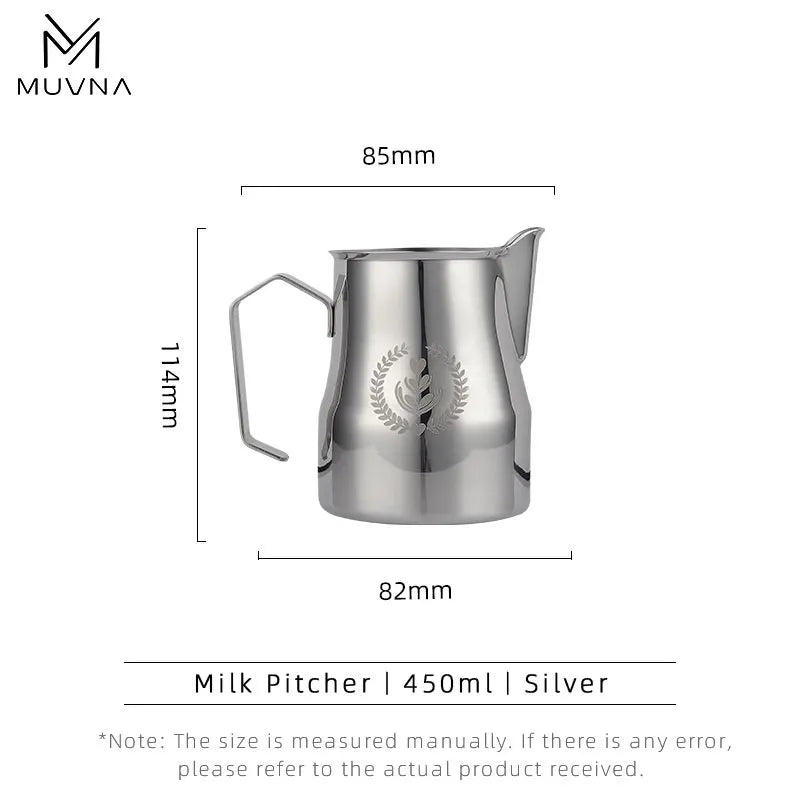 MUVNA Professional Espresso Milk Pitcher