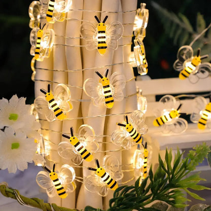Bee String Lights (Battery Operated)