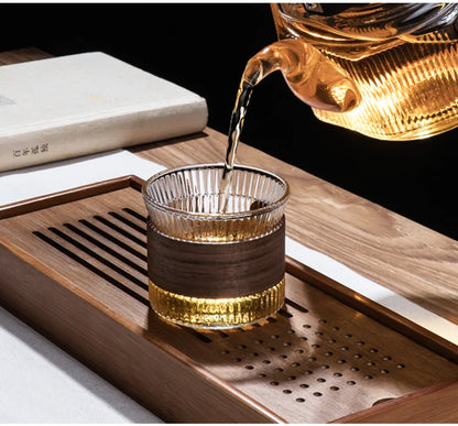 GIANXI Japanese-Style Glass Coffee Mug