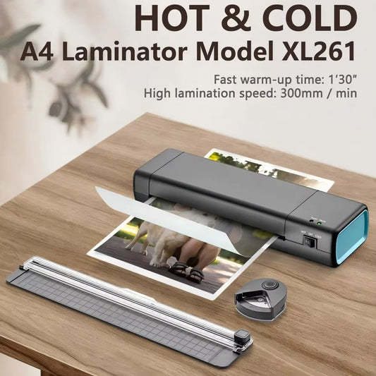 9-Inch A3 / A4 Laminating Machine – 90s Fast Preheat Hot & Cold Dual Roller