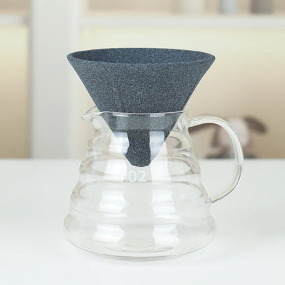 Nestify™ Microporous Ceramic Pour-Over Coffee Filter – Barista-Grade Brew Essential