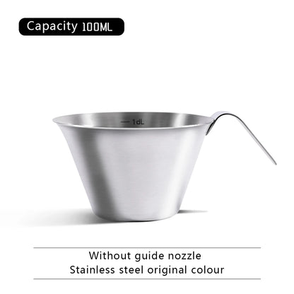Stainless Steel Espresso Extraction Cup with Scale