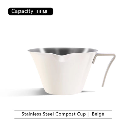 Stainless Steel Espresso Extraction Cup with Scale