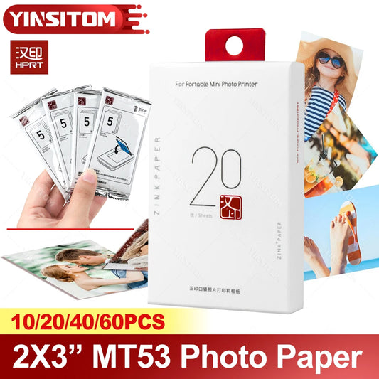 Zink Sticker Papers  for HPRT MT53 Z1 Photo Color Printer