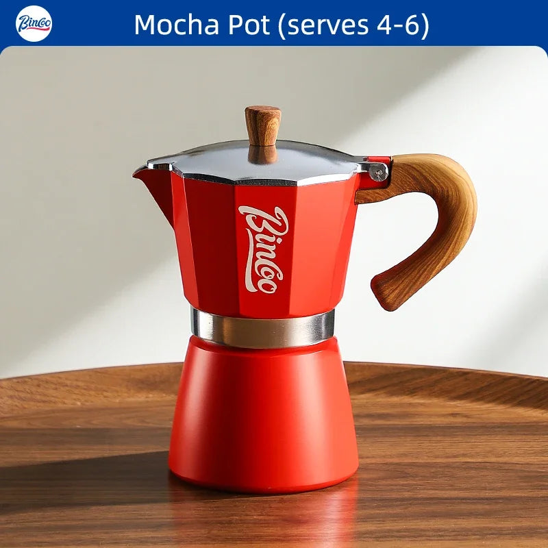 Nestify™ Electric Moka Pot Espresso Maker – Italian Stove-Top Coffee Brewer for Home Barista