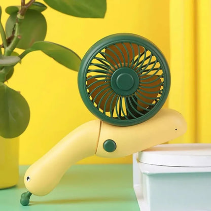 Nestify™ Snail Mini Fan – Foldable Quiet Desktop & Handheld Cooler
