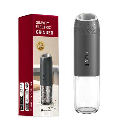 Nestify Gravity-Sensor Electric Pepper Grinder Set – Automatic Spice Mill Duo