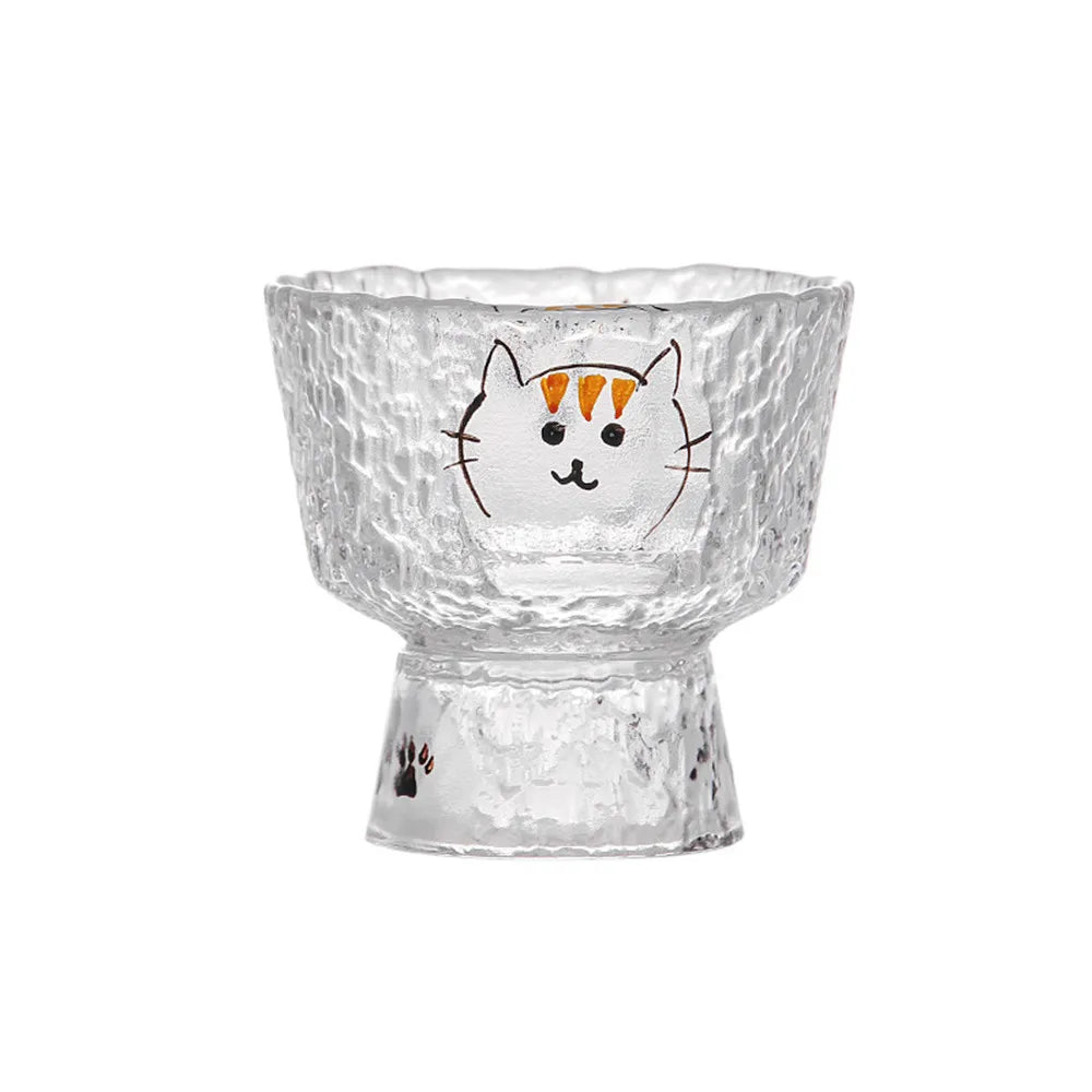 Nestify™Cartoon Cute Cat Pattern Glass Cup
