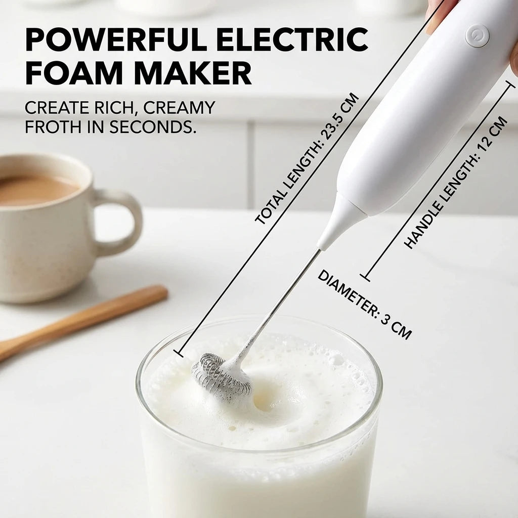 Automatic Handheld Milk Frother & Egg Beater