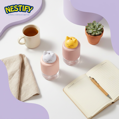 Mini Humidifier – Cute Cat Mist Diffuser