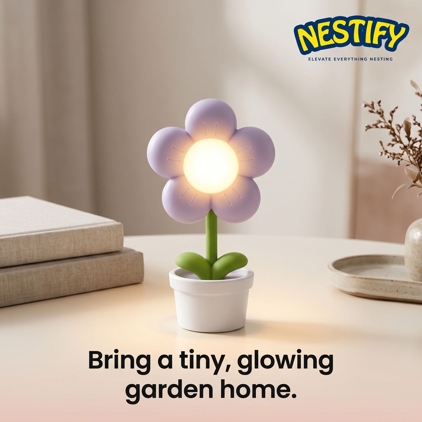 Nestify Mini LED Flower Night Light